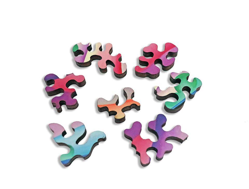 Georgia O'Keeffe Reflections Double-Sided Wooden Jigsaw Puzzle