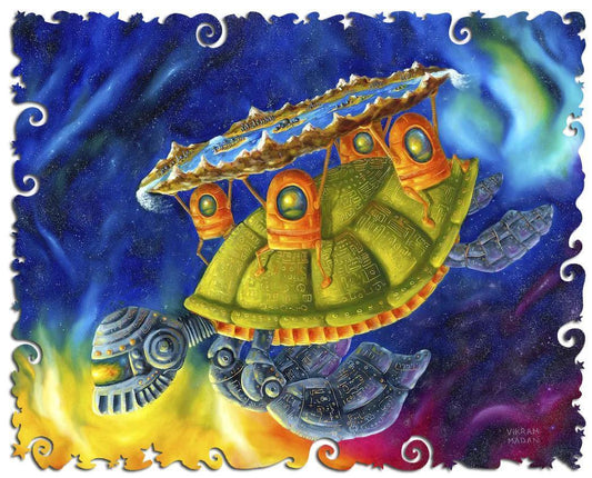 Robot Creation Myth Wooden Jigsaw Puzzle