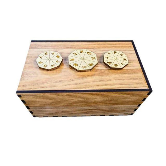 Stargazer Wood Puzzle Box | Extra Large Size With Multi Step Lock