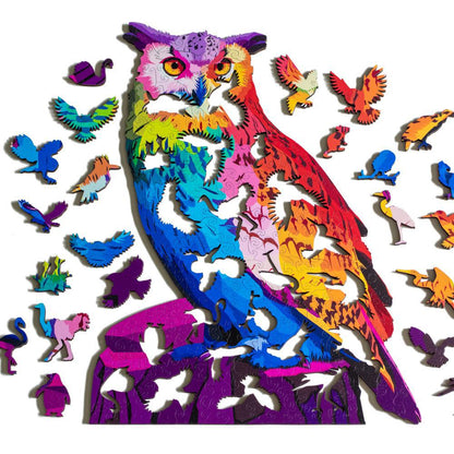 a hoot of many colors puzzle