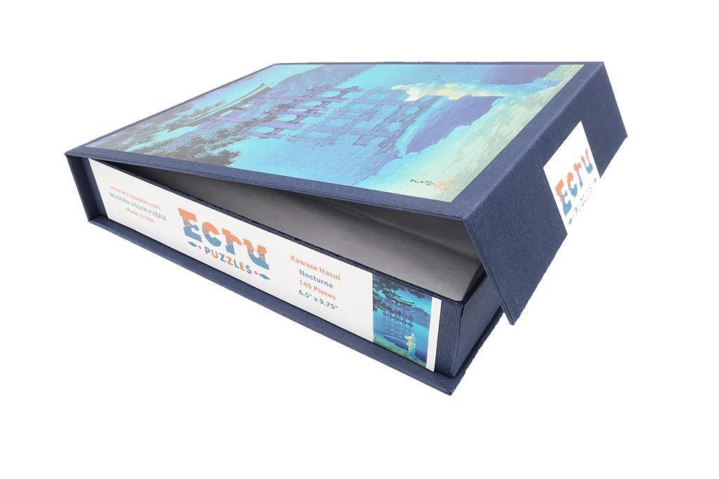 Kawase Hasui Nocturne Wooden Jigsaw Puzzle