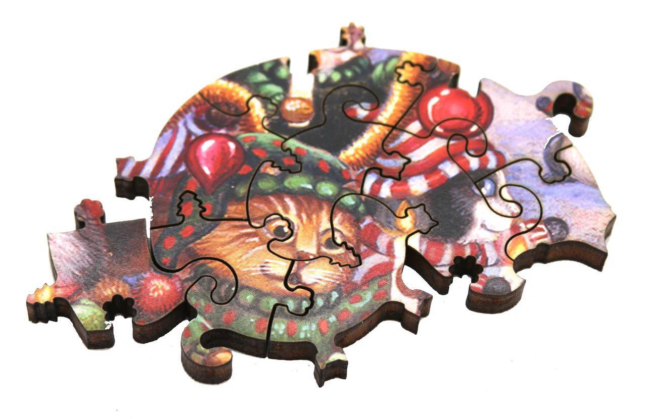 O Kitten Tree Wooden Jigsaw Puzzle