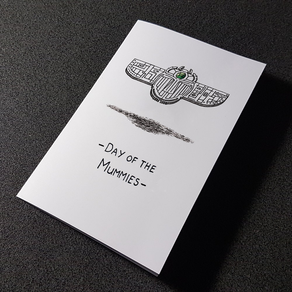 "Day of the Mummies" Puzzle Card (Easy)