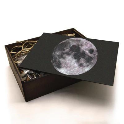 Round Wooden Puzzle "MOON"