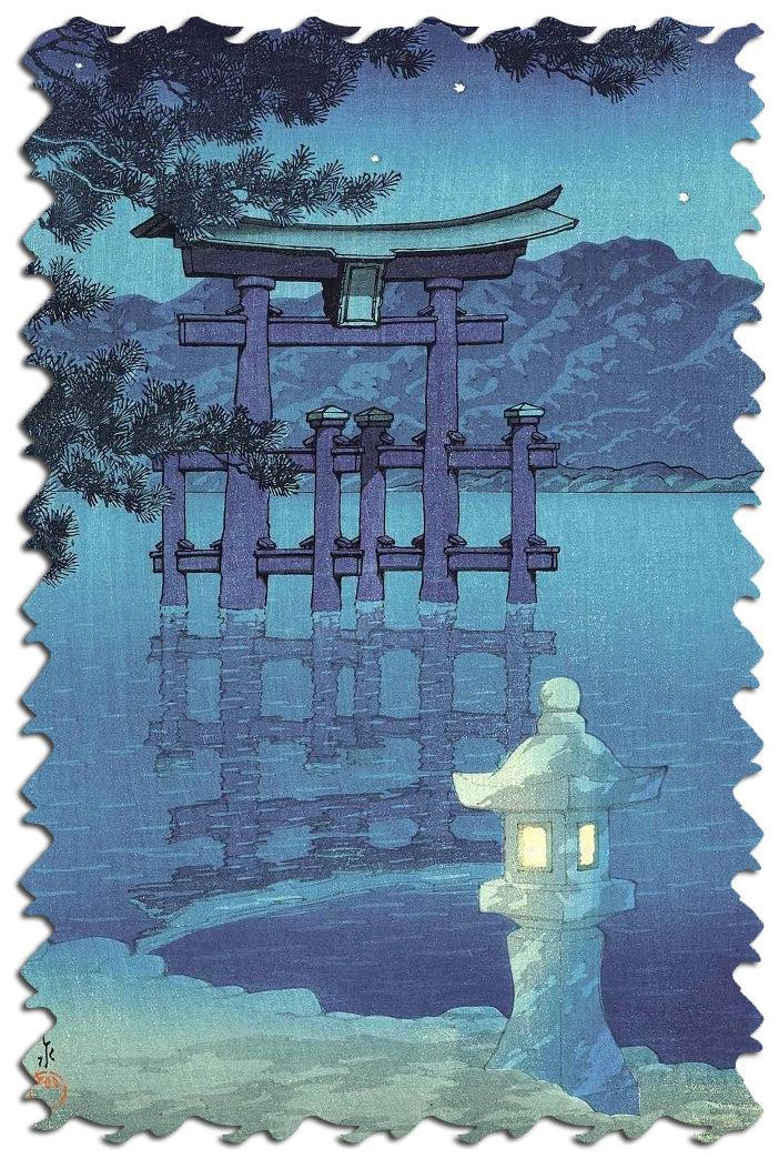 Kawase Hasui Nocturne Wooden Jigsaw Puzzle